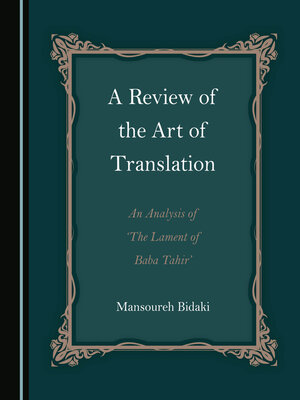 cover image of A Review of the Art of Translation